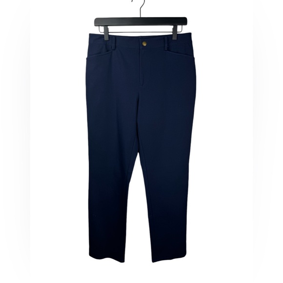 Lauren Ralph Lauren Pants - Lauren Ralph Lauren Women’s Stretch Cotton Spandex Navy Blue Straight leg pant 8